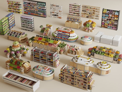 Modern Supermarket Supermarket Shelf Supermarket Display Rack Snack Rack Fruit Rack Vegetable Display Cabinet