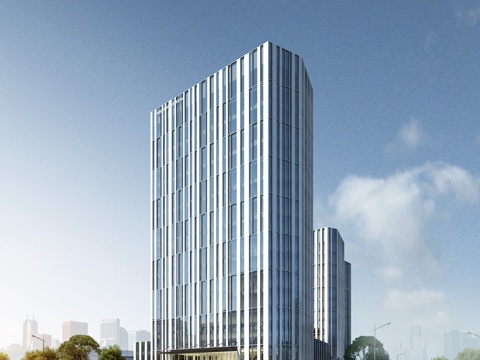 High-rise office building