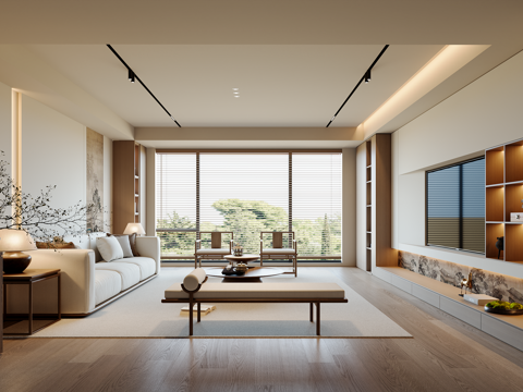 New Chinese Living Room