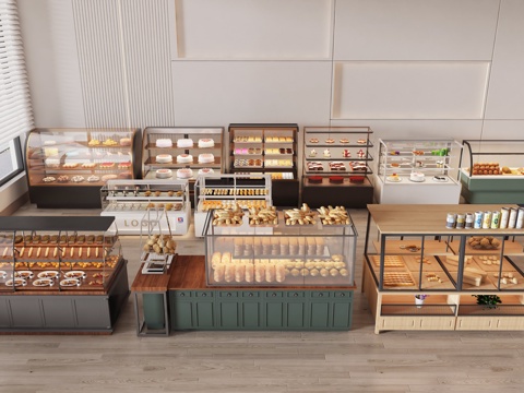 Dessert Cake Bakery Bread Cake Display Cabinet Baking Shop Shelf Dessert Cake Display Stand