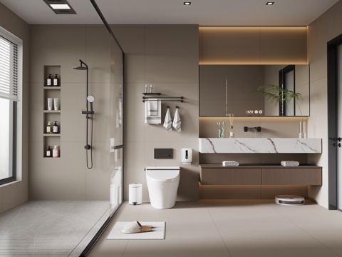 02 modern toilet bathroom cabinet toilet