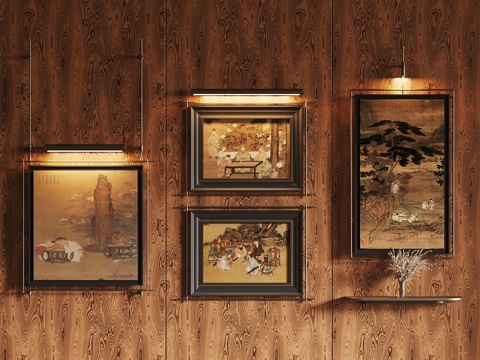 025 Middle and Ancient Style Hanging Painting, Decorative Painting, Art Painting
