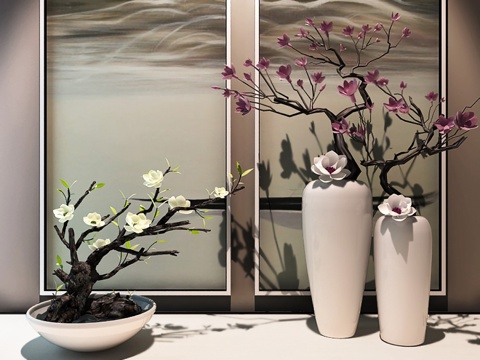 New Chinese Jewelry Ornaments Vase Flower Ceramic Ware