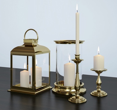 Modern ornaments ornaments ornaments candlestick floor lamp