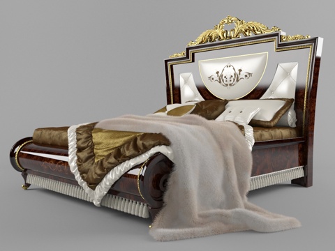 Retro Double Bed Double Bed Bed
