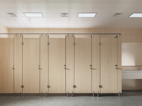 Modern public toilet toilet shopping mall toilet school toilet female bathroom male bathroom