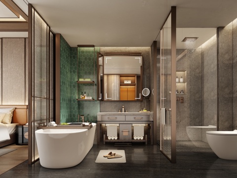 Modern Luxury Hotel Room King Suite