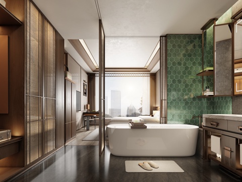 CCD Modern Luxury Hotel Room King Room Suite