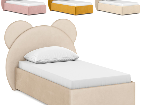 Modern Simple Single Bed Single Bed Simple Bed Bedroom Bed Pillow