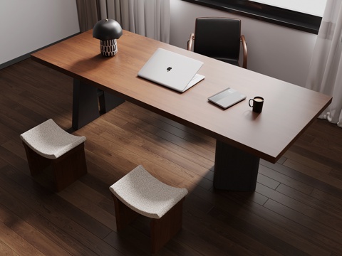 17 Mid-century Style Desk and Chair Office and Learning Supplies