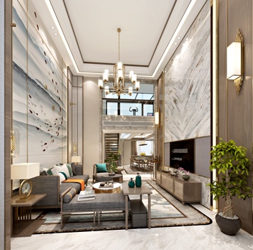 New Chinese Living Room