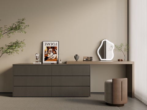 Italian Affordable Luxury Style Dressing Table Finished Dressing Table