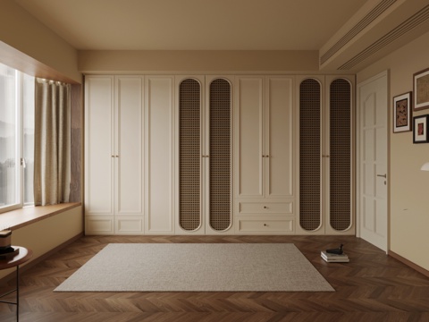16 French Cream Style Wardrobe Cloakroom