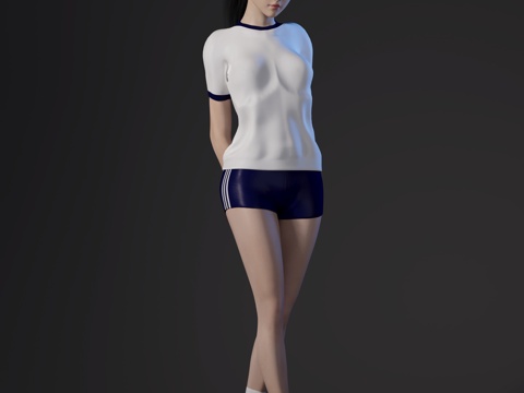 Modern School Uniform Girl