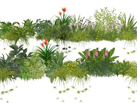Modern small courtyard garden park landscape flowers and plants indoor plants landscaping plant pile plant combination