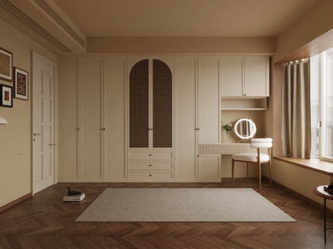 15 French Cream Style Wardrobe Cloakroom