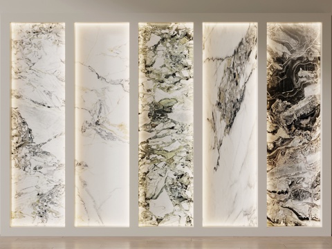 024 Modern Stone Wall Marble Rock Slab