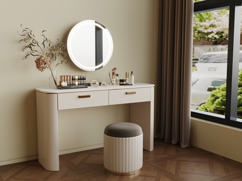 05 dressing table cosmetic makeup mirror ornaments