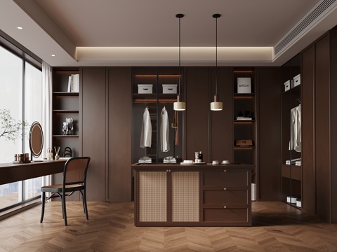 17 Middle Ancient Cloakroom Wardrobe