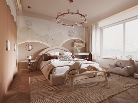 21 kids Bedroom Girls' Room Bedroom Double Bed