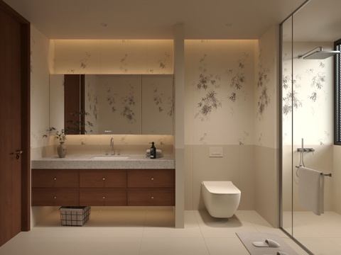 02 new Chinese toilet bathroom cabinet toilet