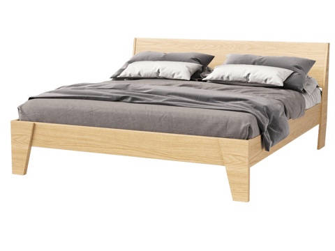 Radis Nordic Double Bed Log Double Bed Fabric Double Bed Furniture Double Bed