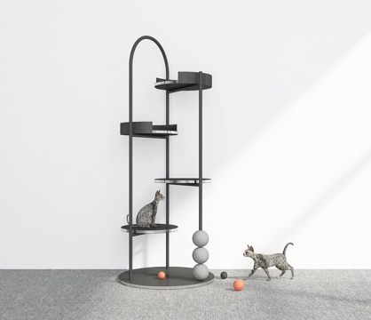 Modern cat climbing frame