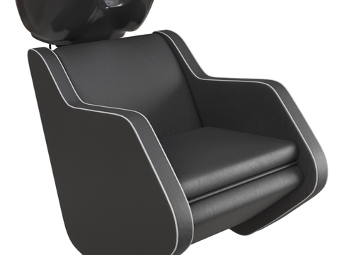 Modern Leather Shampoo Chair