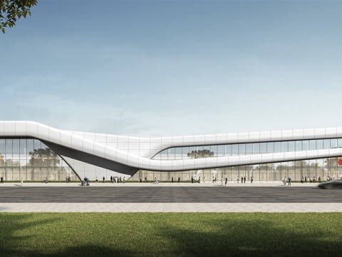 High-speed railway station