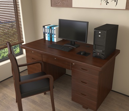 Computer Desk Office Desk and Chair