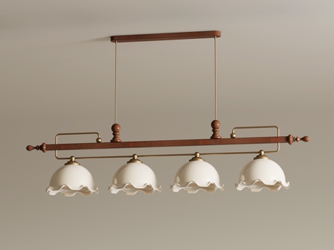 Chandelier French retro chandelier long chandelier multi-head chandelier medieval chandelier