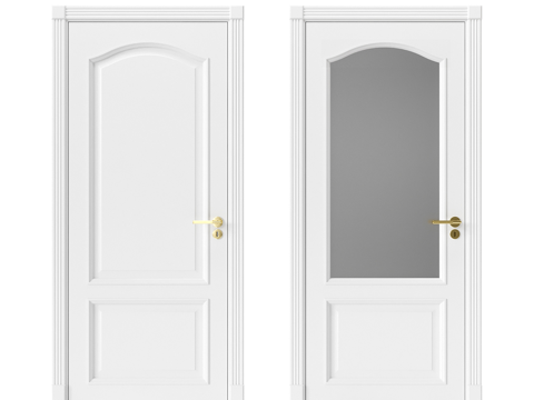 Door bathroom door swing door single door glass door