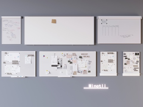 Office whiteboard message board display board mobile whiteboard magnetic writing board notes meeting whiteboard