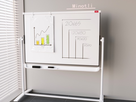Office whiteboard message board display board mobile whiteboard magnetic writing board notes meeting whiteboard