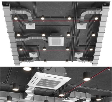Industrial wind ceiling pipe ceiling ceiling ceiling