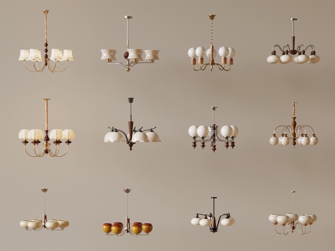 French Middle Chandelier