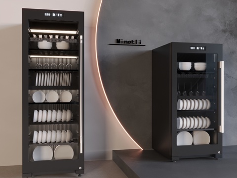 Modern Intelligent Disinfection Cabinet Dishes and Dish Chopsticks Disinfection Cabinet Storage Cabinet