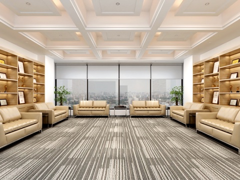 Modern Office Reception Room