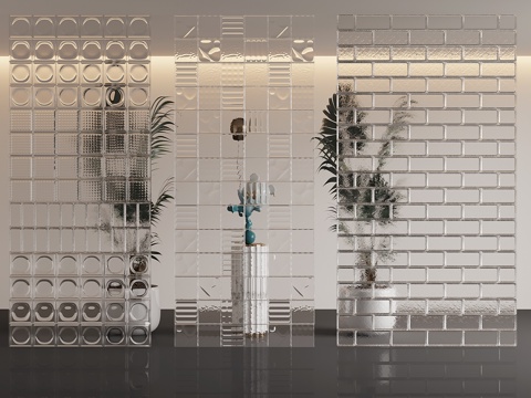 Modern glass partition screen Changhong glass