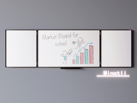 Office whiteboard message board display board mobile whiteboard magnetic writing board notes meeting whiteboard
