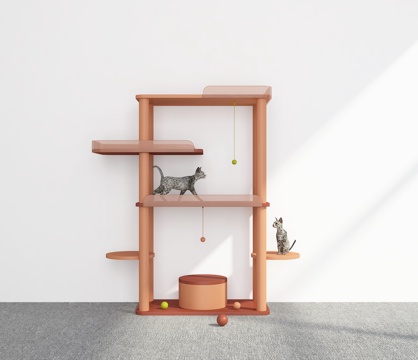 Modern cat climbing frame