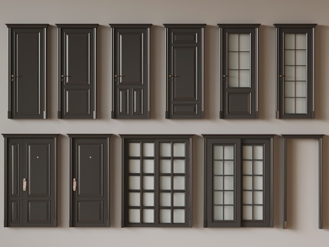 French door single door glass door sliding door