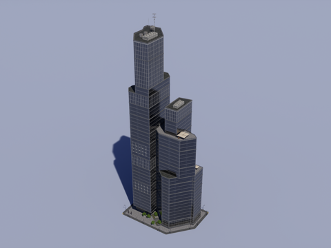 super high-rise office building