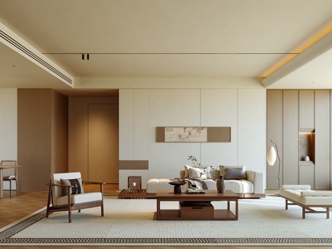 New Chinese Living&Dining Room