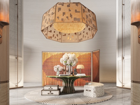 CCD Hotel End View Platform End View Platform Floriculture Glass Vase Green Plant Ornaments Moss Screen