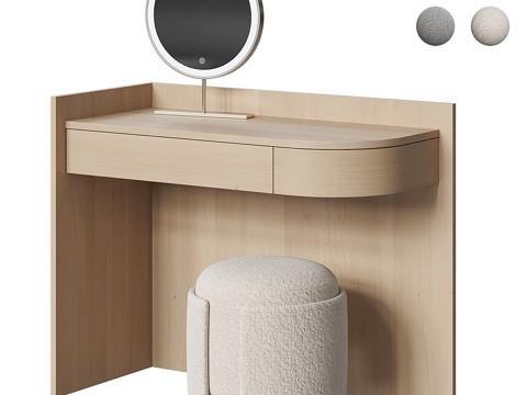 Modern Italian Dressing Table Dressing Table Makeup Mirror Makeup Stool