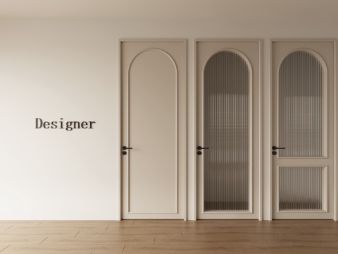 Door bathroom glass door
