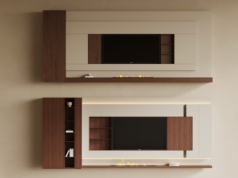 Antique TV Wall