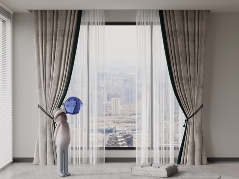modern curtain fabric curtain gauze curtain