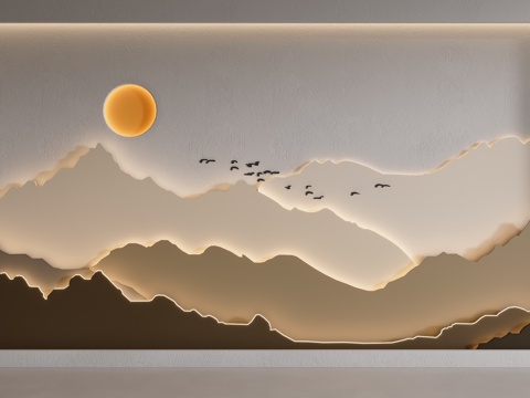 New Chinese landscape Wall